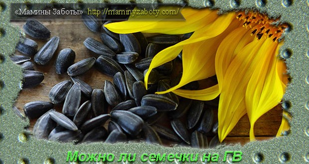 семечки во время грудного вскармливания