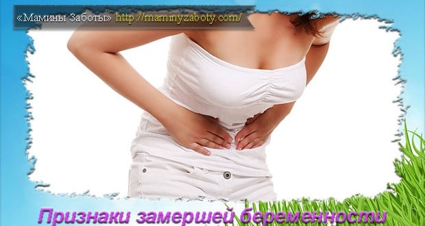 признаки замершей беременности