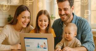 Семья оформляет детские пособия 2025 на Госуслугах